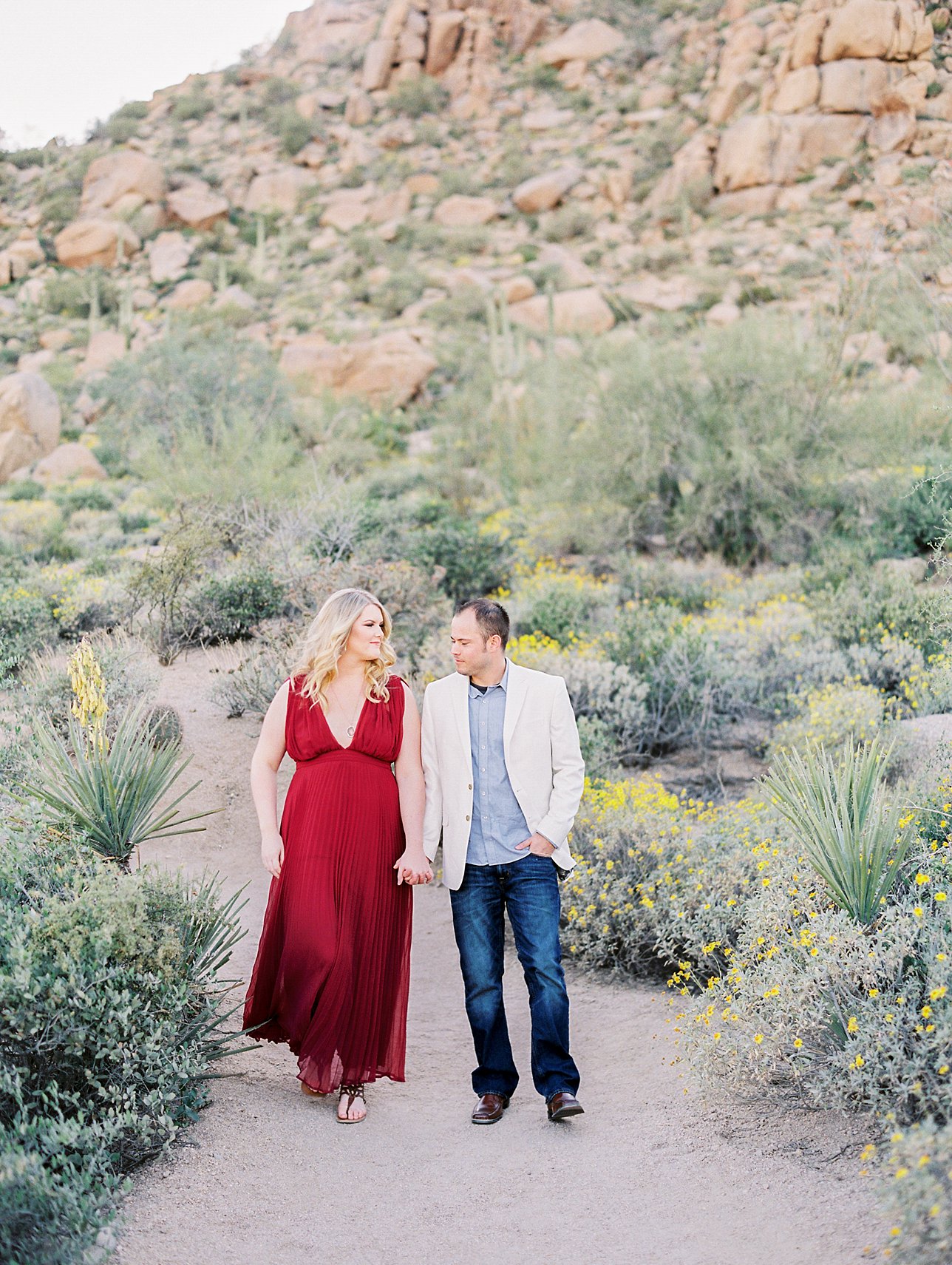 Pinnacle Peak engagement photos - Scottsdale Wedding Photographer | Rachel Solomon Photography_8333