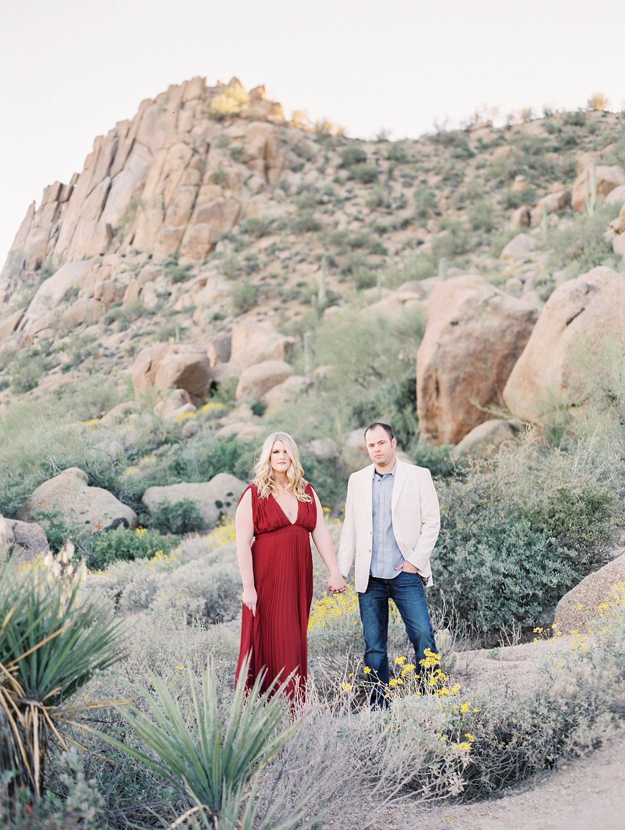 Pinnacle Peak engagement photos - Scottsdale Wedding Photographer | Rachel Solomon Photography_8342