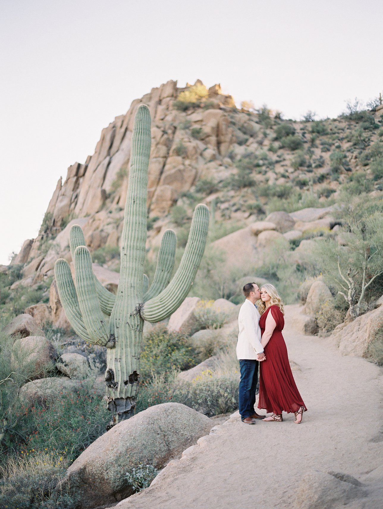 Pinnacle Peak engagement photos - Scottsdale Wedding Photographer | Rachel Solomon Photography_8344