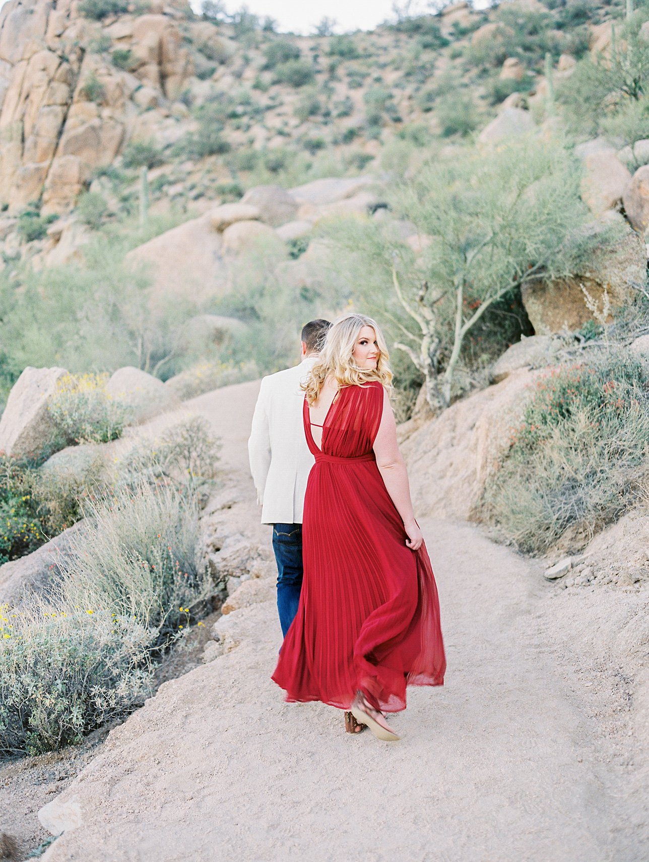Pinnacle Peak engagement photos - Scottsdale Wedding Photographer | Rachel Solomon Photography_8348