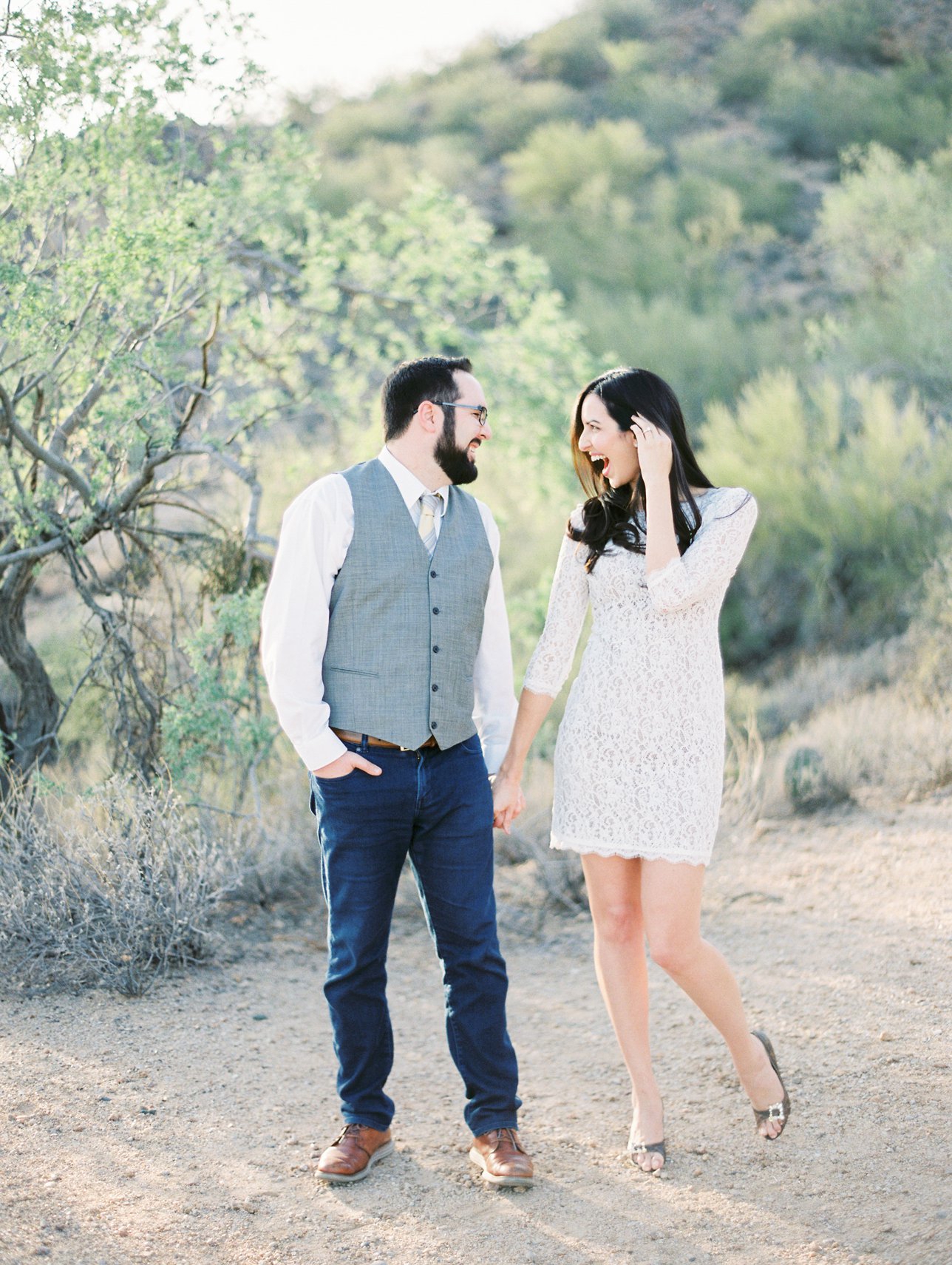 Arizona Desert engagement photos - Rachel Solomon Photography Blog - Phoenix Wedding Photographer