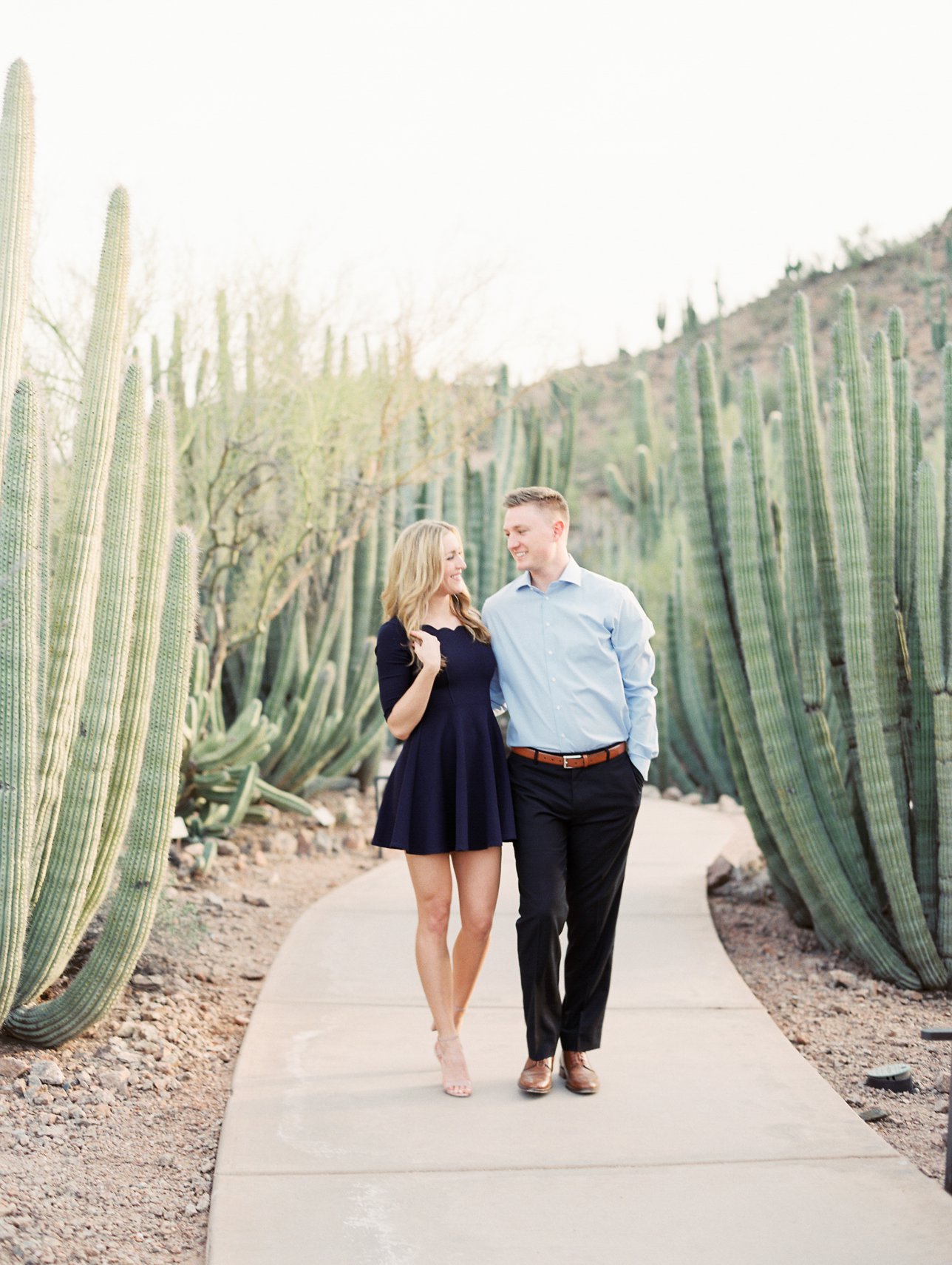 Desert Botanical Garden engagement photos - Phoenix Wedding Photographer - Rachel Solomon Photography
