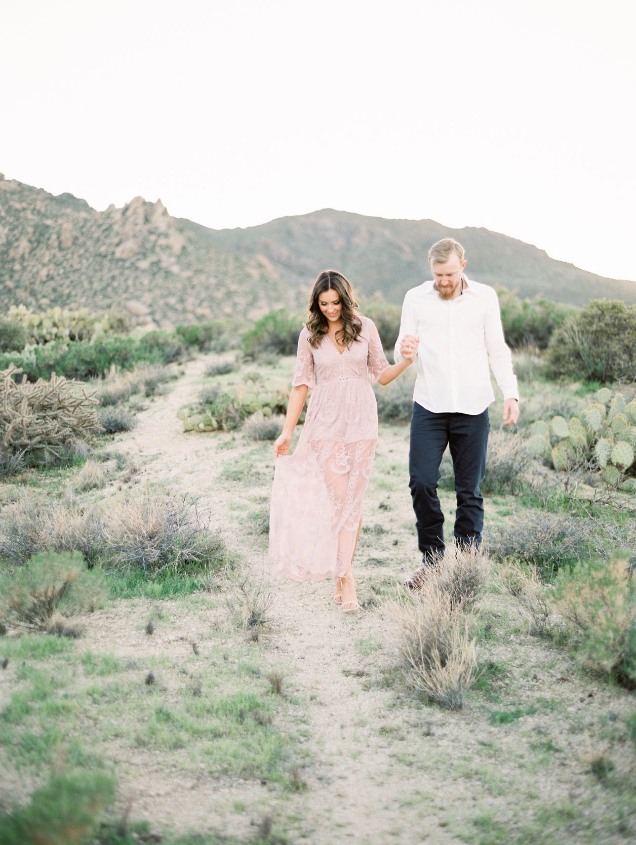 Desert Engagement Photos - Scottsdale Wedding Photographer - Rachel Solomon Photography