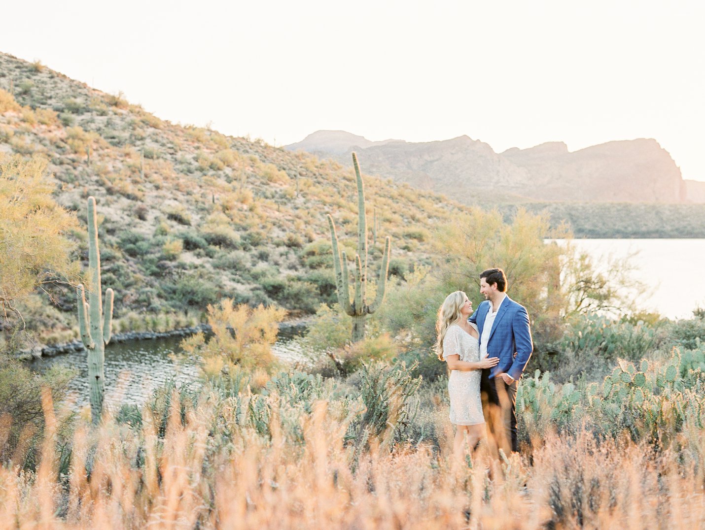 Desert Engagement Photos - Phoenix Wedding Photographer - Rachel Solomon Photography