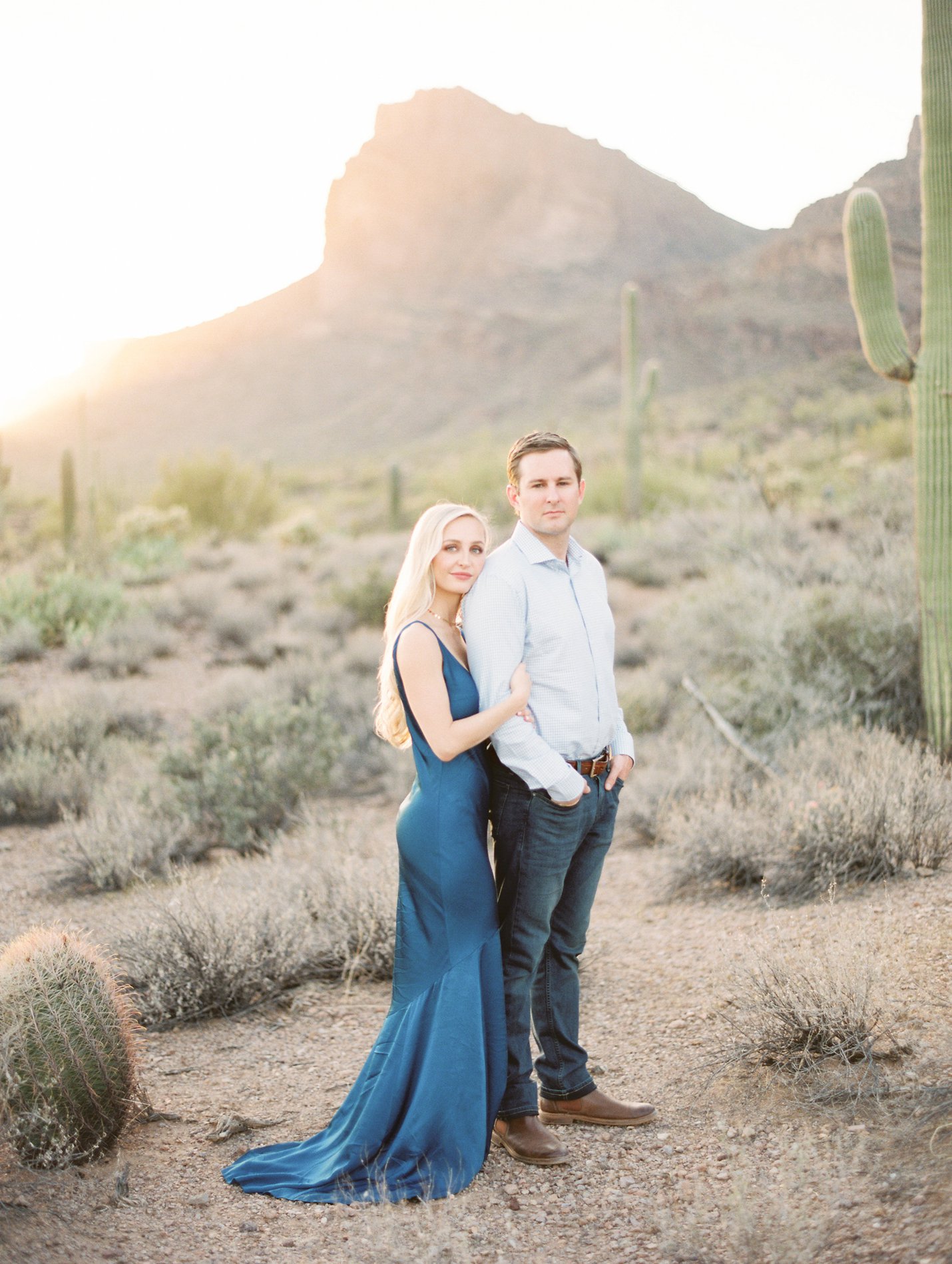 Phoenix Desert Engagement - Rachel Solomon Photography