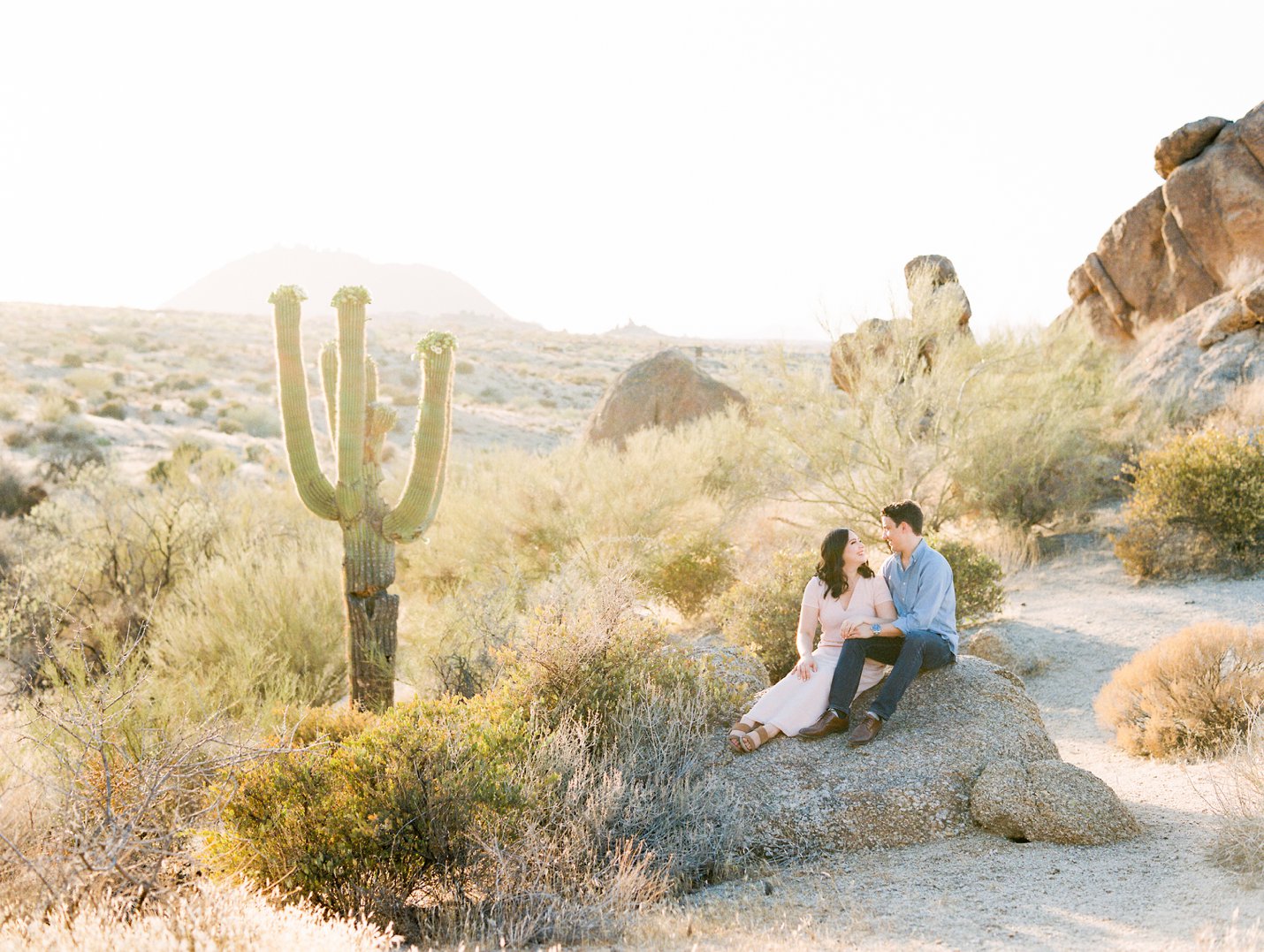 Scottsdale Desert Engagement - Rachel Solomon Photography