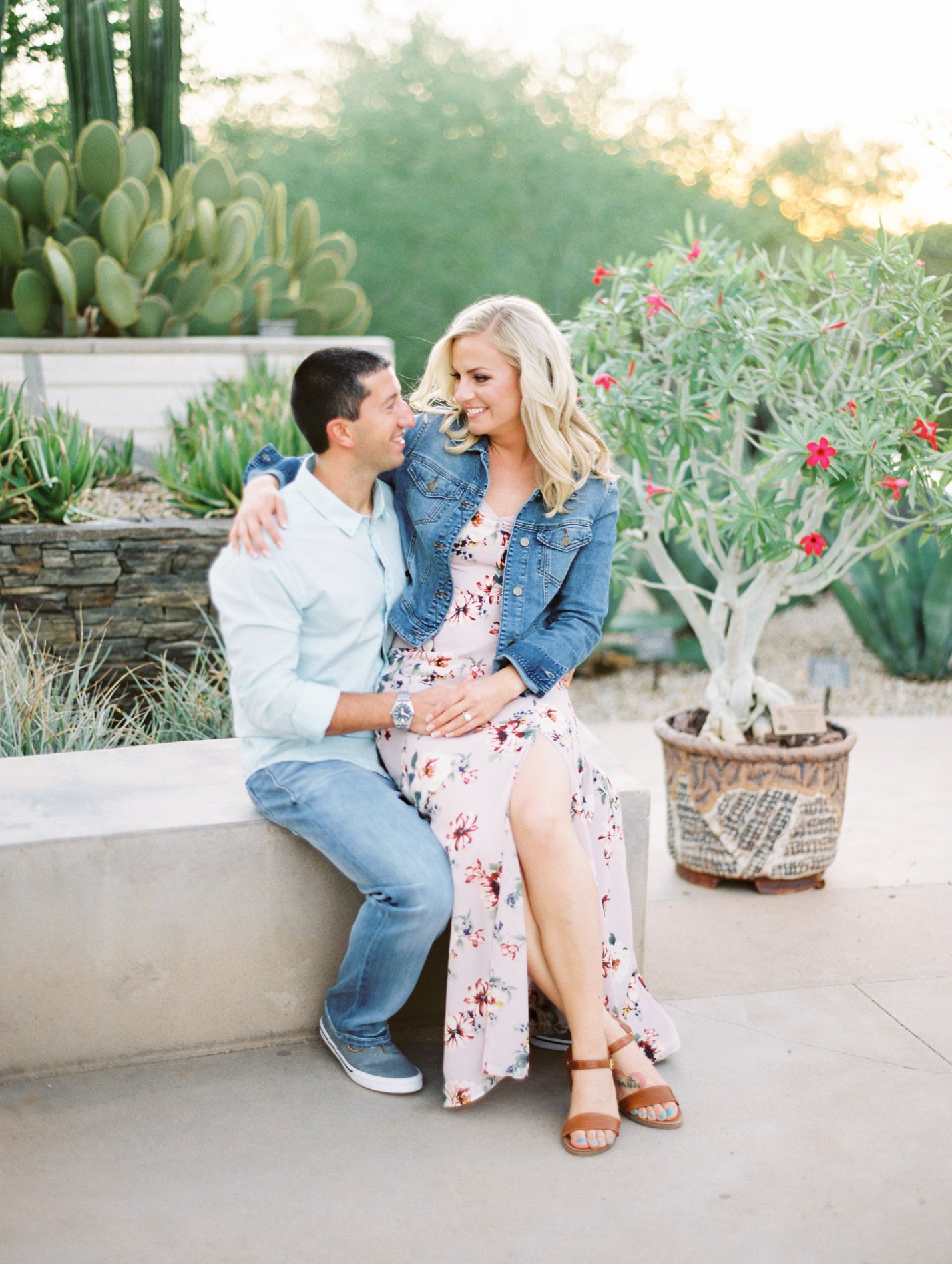 Desert Botanical Garden engagement - Scottsdale Wedding Photographer - Rachel Solomon Photography