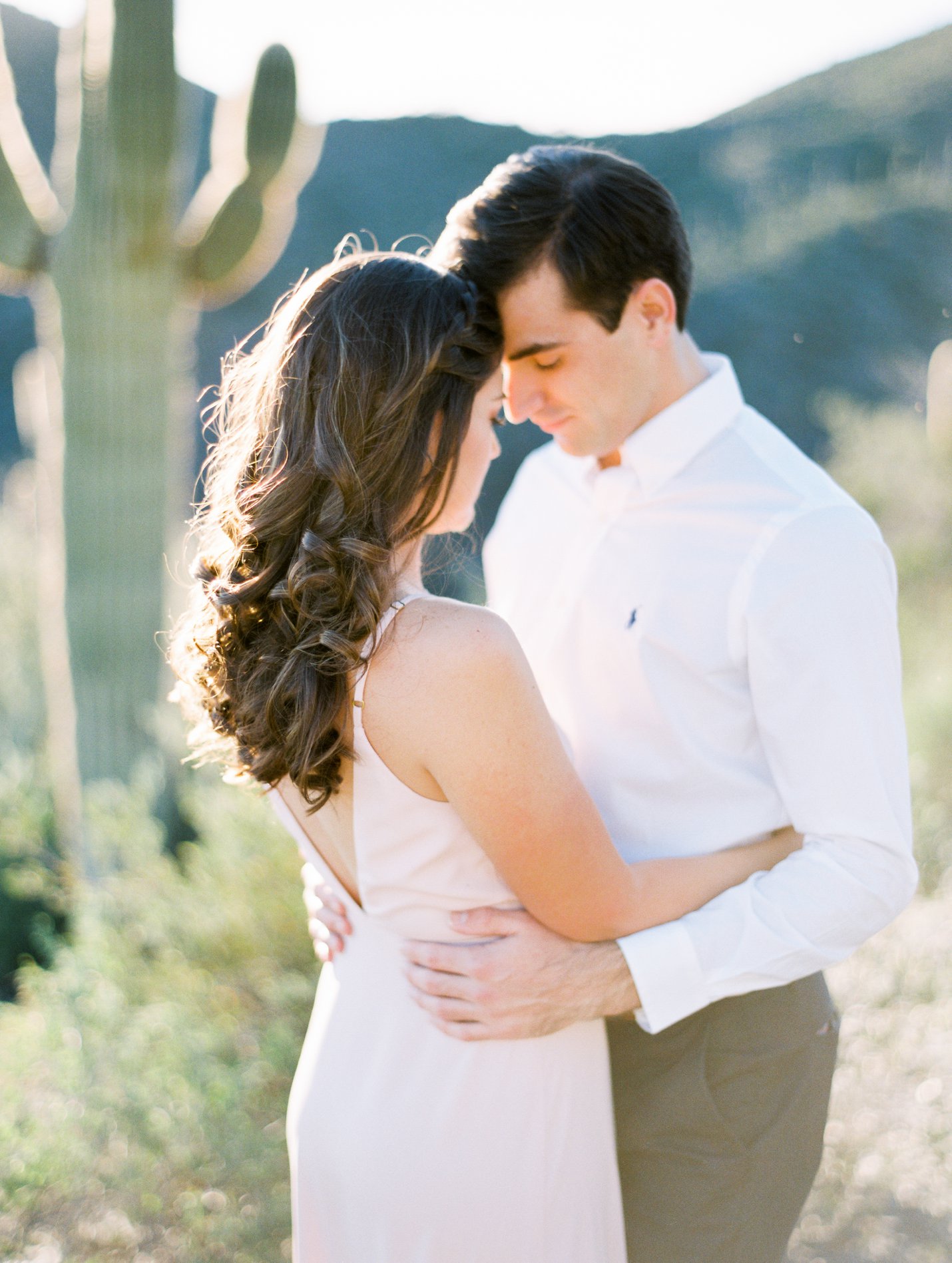 Desert Mountain Engagement - Scottsdale Wedding Photographer - Rachel Solomon Photography