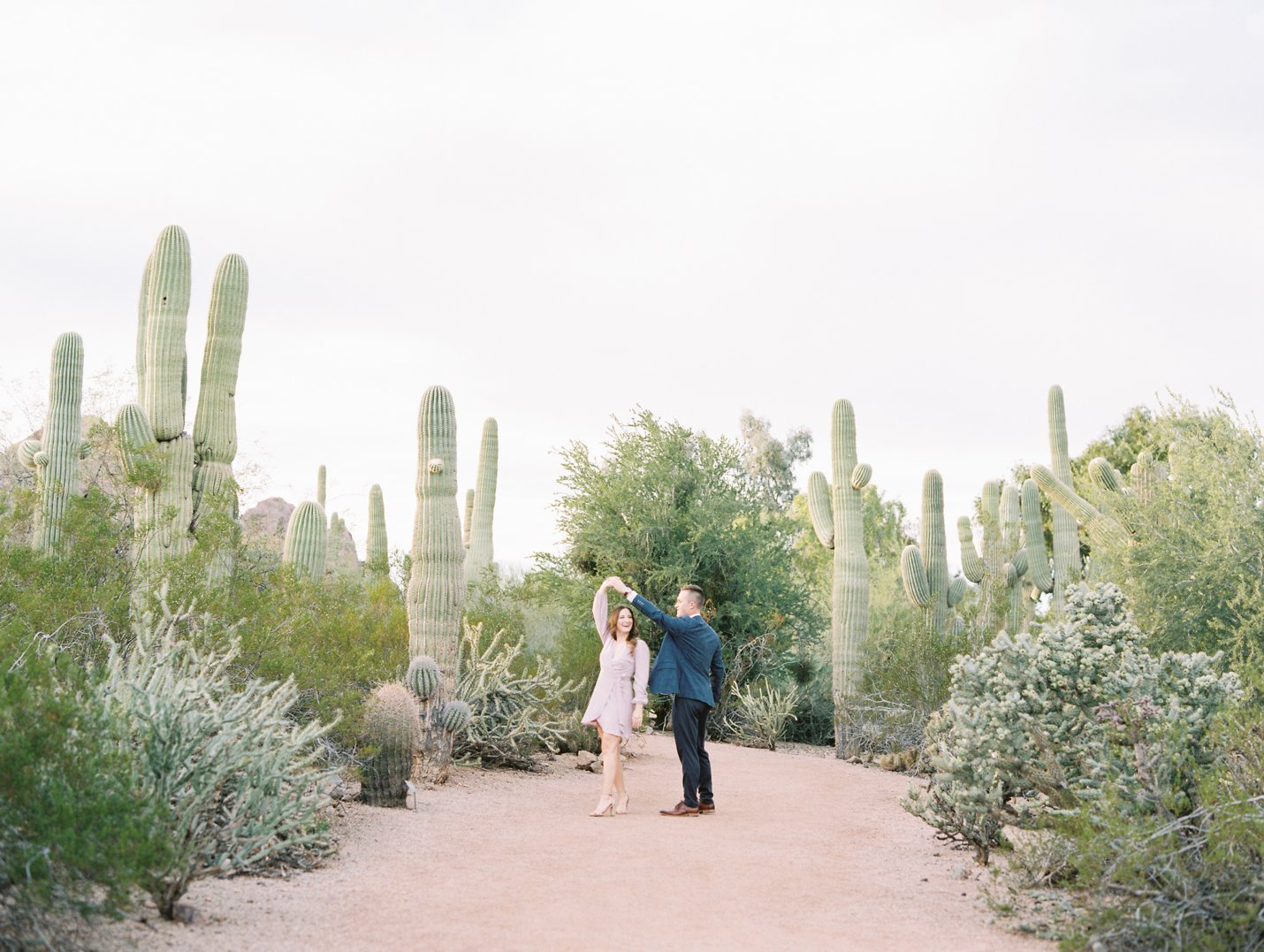 Desert Botanical Garden engagement - Rachel Solomon Photography